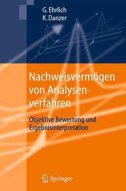 Nachweisvermögen von Analysenverfahren von Danzer,  Klaus, Ehrlich,  Günter