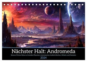 Nächster Halt Andromeda (Tischkalender 2024 DIN A5 quer), CALVENDO Monatskalender von Waurick,  Kerstin
