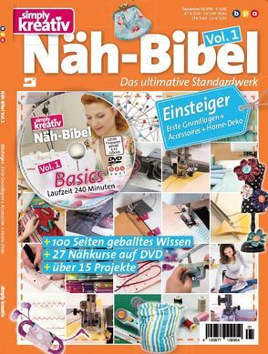 Simply kreativ – Näh-Bibel Volume 1 von bpa media GmbH, Buss,  Oliver