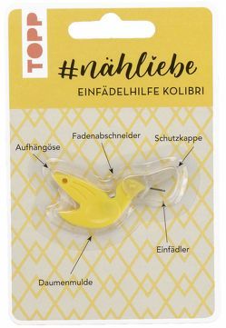 #nähliebe Einfädelhilfe Kolibri Gelb von frechverlag