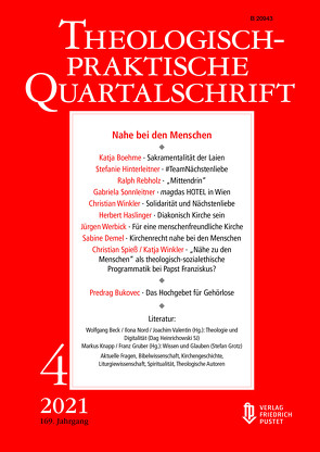 Nahe bei den Menschen von Professorinnen,  der Fakultät für Theologie der Kath. Privat-Universität Linz Die Professoren