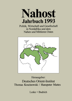 Nahost Jahrbuch 1993 von Deutsches Orient-Institut