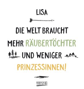 Namenskalender Lisa von Korsch Verlag