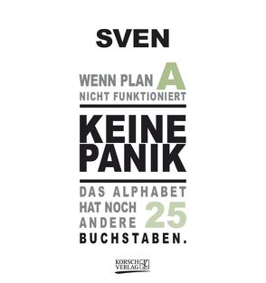Namenskalender Sven von Korsch Verlag