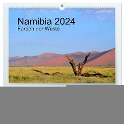 Namibia 2024 Farben der Wüste (hochwertiger Premium Wandkalender 2024 DIN A2 quer), Kunstdruck in Hochglanz von Schellnegger,  Iwona