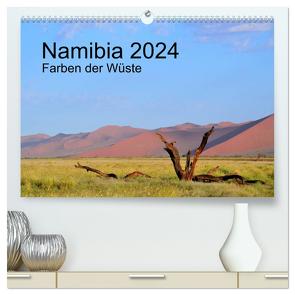 Namibia 2024 Farben der Wüste (hochwertiger Premium Wandkalender 2024 DIN A2 quer), Kunstdruck in Hochglanz von Schellnegger,  Iwona