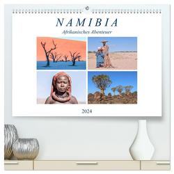 Namibia, afrikanisches Abenteuer (hochwertiger Premium Wandkalender 2024 DIN A2 quer), Kunstdruck in Hochglanz von Kruse,  Joana