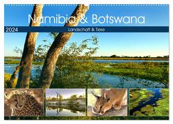 Namibia & Botswana (Wandkalender 2024 DIN A2 quer), CALVENDO Monatskalender von Ziemer,  Astrid
