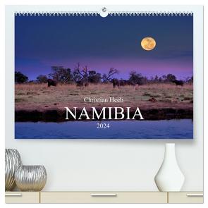 NAMIBIA Christian Heeb (hochwertiger Premium Wandkalender 2024 DIN A2 quer), Kunstdruck in Hochglanz von Heeb,  Christian