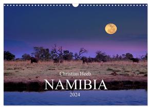NAMIBIA Christian Heeb (Wandkalender 2024 DIN A3 quer), CALVENDO Monatskalender von Heeb,  Christian