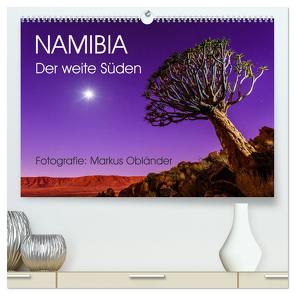 Namibia – Der weite Süden (hochwertiger Premium Wandkalender 2024 DIN A2 quer), Kunstdruck in Hochglanz von Obländer,  Markus