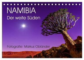 Namibia – Der weite Süden (Tischkalender 2024 DIN A5 quer), CALVENDO Monatskalender von Obländer,  Markus