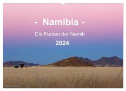 Namibia – Die Farben der Namib (Wandkalender 2024 DIN A2 quer), CALVENDO Monatskalender von Schaenzer,  Sandra