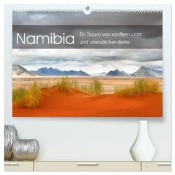 Namibia: Ein Traum von sanftem Licht und unendlicher Weite (hochwertiger Premium Wandkalender 2024 DIN A2 quer), Kunstdruck in Hochglanz von Pichler,  Simon