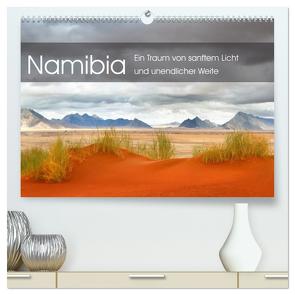 Namibia: Ein Traum von sanftem Licht und unendlicher Weite (hochwertiger Premium Wandkalender 2024 DIN A2 quer), Kunstdruck in Hochglanz von Pichler,  Simon