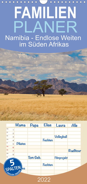 Familienplaner Namibia – Endlose Weiten im Süden Afrikas (Wandkalender 2022 , 21 cm x 45 cm, hoch) von been.there.recently