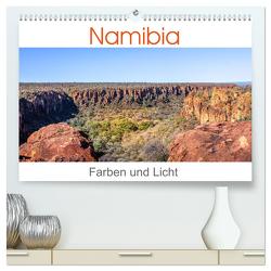 Namibia – Farben und Licht (hochwertiger Premium Wandkalender 2024 DIN A2 quer), Kunstdruck in Hochglanz von Gerber,  Thomas