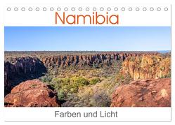 Namibia – Farben und Licht (Tischkalender 2024 DIN A5 quer), CALVENDO Monatskalender von Gerber,  Thomas