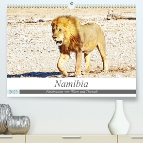 Namibia, Faszination Wüste und Tierwelt (Premium, hochwertiger DIN A2 Wandkalender 2023, Kunstdruck in Hochglanz) von Kärcher,  Linde