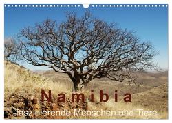 Namibia – faszinierende Menschen und Tiere (Wandkalender 2024 DIN A3 quer), CALVENDO Monatskalender von Dürr,  Brigitte