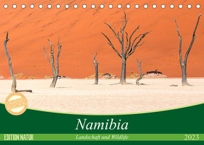 Namibia Landschaft und Wildlife (Tischkalender 2023 DIN A5 quer) von Junio,  Michele