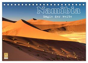 Namibia – Magie der Weite (Tischkalender 2024 DIN A5 quer), CALVENDO Monatskalender von Stamm,  Dirk