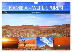 Namibia – Weite spüren (Wandkalender 2024 DIN A4 quer), CALVENDO Monatskalender von Woyke,  Wibke