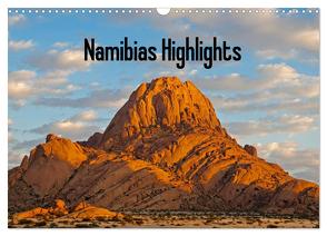 Namibias Highlights (Wandkalender 2024 DIN A3 quer), CALVENDO Monatskalender von Scholz,  Frauke