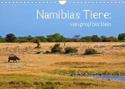 Namibias Tiere: von groß bis klein (Wandkalender 2023 DIN A4 quer) von Paszkowsky,  Ingo