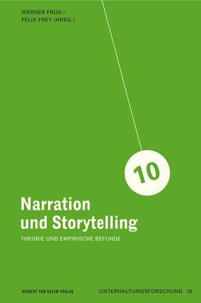 Narration und Storytelling. Theorie und empirische Befunde von Blümler,  Jette, Frey,  Felix, Früh,  Werner
