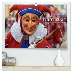 Narri 2024 Bilder der Schwäbisch-Alemannischen Fasnet (hochwertiger Premium Wandkalender 2024 DIN A2 quer), Kunstdruck in Hochglanz von Siegele,  Ralf