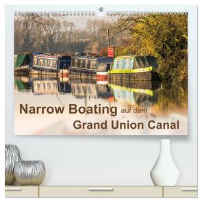 Narrow Boating auf dem Grand Union Canal (hochwertiger Premium Wandkalender 2024 DIN A2 quer), Kunstdruck in Hochglanz von Fotografie,  ReDi