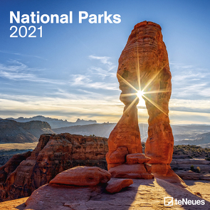 National Parks 2021 – Wand-Kalender – Broschüren-Kalender – 30×30 – 30×60 geöffnet