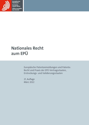 Nationales Recht zum EPÜ