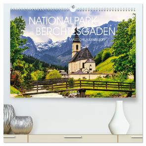 Nationalpark Berchtesgaden- Magische Augenblicke (hochwertiger Premium Wandkalender 2024 DIN A2 quer), Kunstdruck in Hochglanz von Hillen,  Jakob