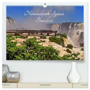 Nationalpark Iguaçu Brasilien (hochwertiger Premium Wandkalender 2024 DIN A2 quer), Kunstdruck in Hochglanz von Polok,  M.