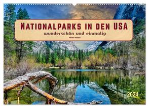 Nationalparks in den USA – wunderschön und einmalig (Wandkalender 2024 DIN A2 quer), CALVENDO Monatskalender von Roder,  Peter