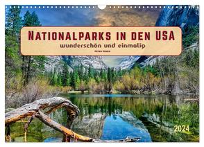 Nationalparks in den USA – wunderschön und einmalig (Wandkalender 2024 DIN A3 quer), CALVENDO Monatskalender von Roder,  Peter