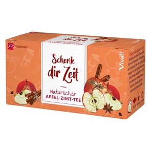 Natürlicher Apfel-Zimt-Tee »Schenk dir Zeit«