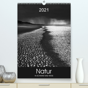 Natur in Schwarz und Weiß (Premium, hochwertiger DIN A2 Wandkalender 2021, Kunstdruck in Hochglanz) von Koch,  Lucyna