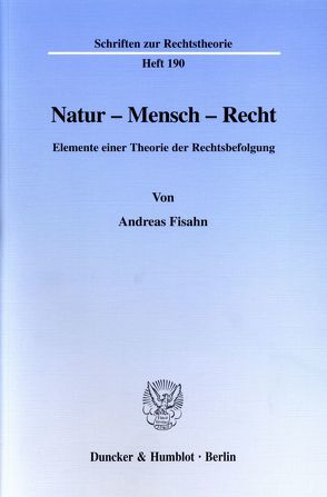 Natur – Mensch – Recht. von Fisahn,  Andreas