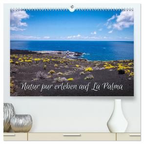 Natur pur erleben auf La Palma (hochwertiger Premium Wandkalender 2024 DIN A2 quer), Kunstdruck in Hochglanz von Malms,  Emel