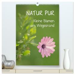 NATUR PUR Kleine Blumen am Wegesrand (hochwertiger Premium Wandkalender 2024 DIN A2 hoch), Kunstdruck in Hochglanz von Dietzel,  Karin