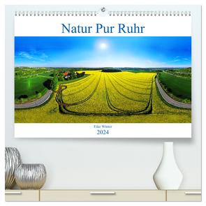 Natur Pur Ruhr (hochwertiger Premium Wandkalender 2024 DIN A2 quer), Kunstdruck in Hochglanz von Winter,  Eike