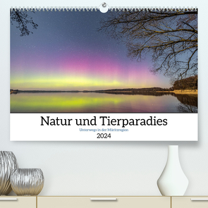 Natur und Tierparadies (hochwertiger Premium Wandkalender 2024 DIN A2 quer), Kunstdruck in Hochglanz von Pretzel,  André