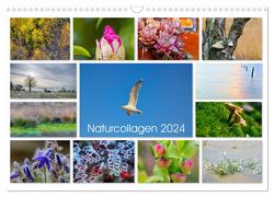 Naturcollagen 2024 (Wandkalender 2024 DIN A3 quer), CALVENDO Monatskalender von Nöh,  Christine