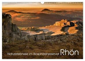 Naturerlebnis im Biosphärenreservat Rhön (Wandkalender 2024 DIN A3 quer), CALVENDO Monatskalender von Hempe,  Manfred
