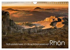 Naturerlebnis im Biosphärenreservat Rhön (Wandkalender 2024 DIN A4 quer), CALVENDO Monatskalender von Hempe,  Manfred