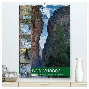 Naturerlebnis Samaria Schlucht auf Kreta (hochwertiger Premium Wandkalender 2024 DIN A2 hoch), Kunstdruck in Hochglanz von Kleemann,  Claudia