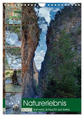 Naturerlebnis Samaria Schlucht auf Kreta (Wandkalender 2024 DIN A4 hoch), CALVENDO Monatskalender von Kleemann,  Claudia